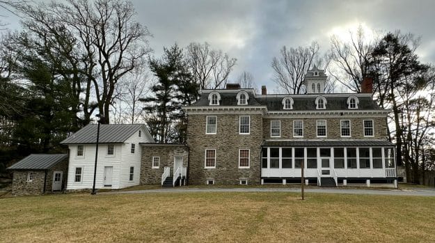 Montrose Mansion is one of only two grand houses of pretention in size and decoration from the pre-Civil War period in the Reisterstown section of Baltimore County.